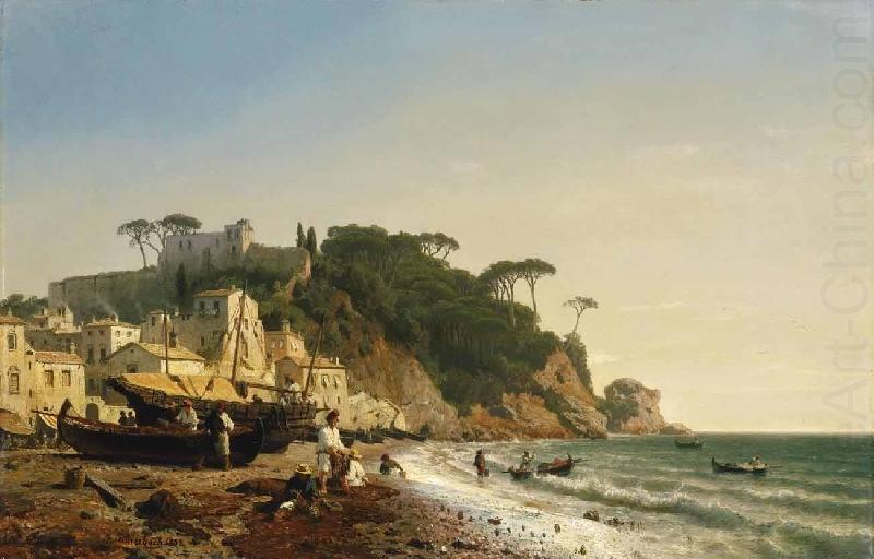 Porto Venere am Ligurischen Meer, Andreas Achenbach